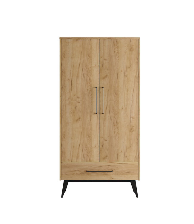Pinio Pinio - Retro - 2-door wardrobe  - Oak