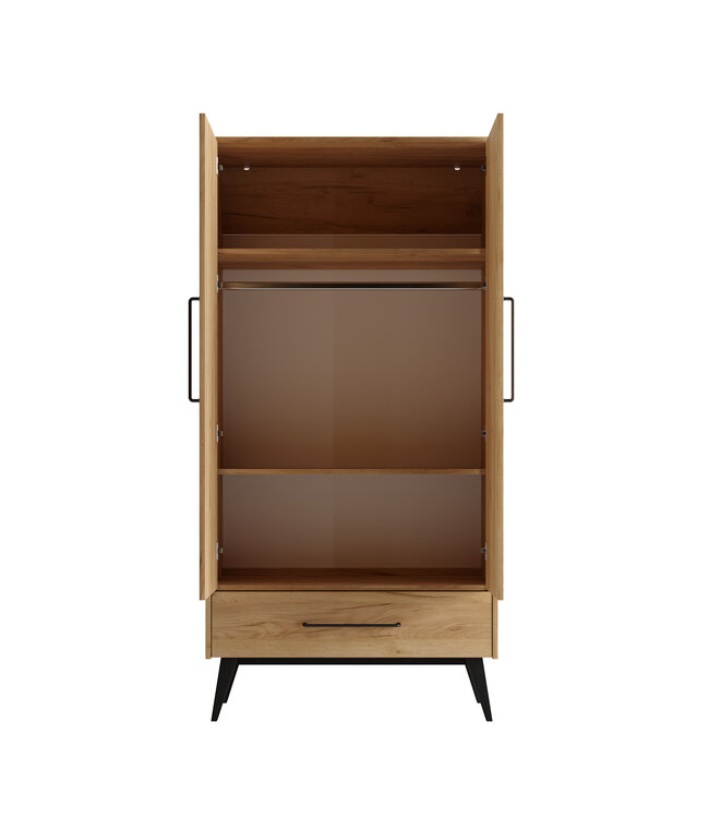 Pinio Pinio - Retro - 2-door wardrobe  - Oak