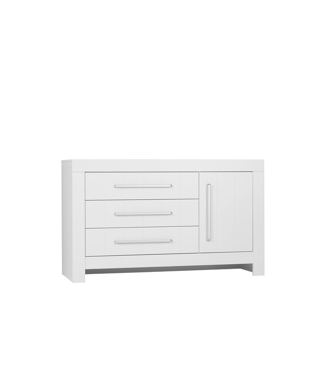 Pinio Pinio - Calmo'24  - 3-drawer + 1 door chest - White