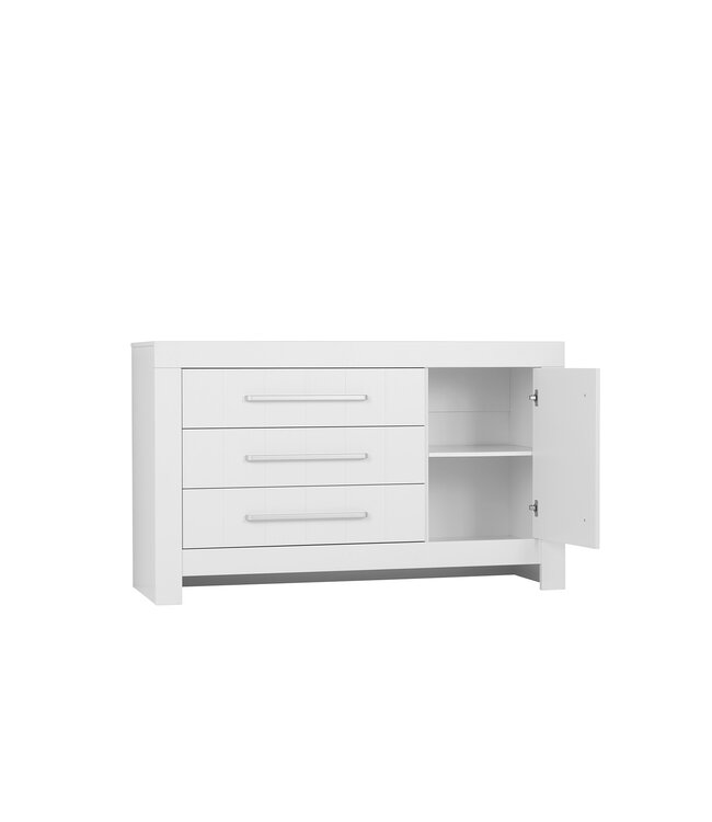 Pinio Pinio - Calmo'24  - 3-drawer + 1 door chest - White