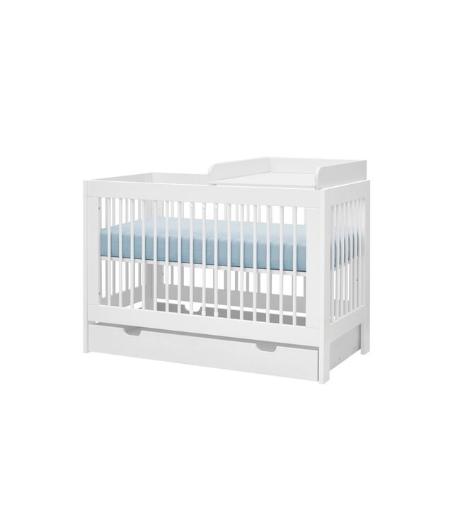 Pinio Pinio - Basic - Cot-bed 120x60 cm  - White