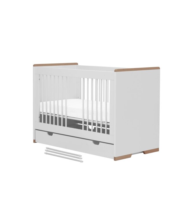 Pinio Pinio - Snap - cot 120x60 cm - White