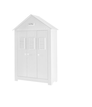 Pinio Pinio - Marsylia MDF - 3-door wardrobe - White