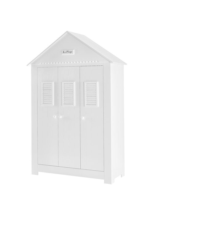 Pinio Pinio - Marsylia MDF - 3-door wardrobe - White