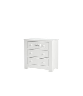 Pinio Pinio - Marsylia MDF - chest 3-drawers - White