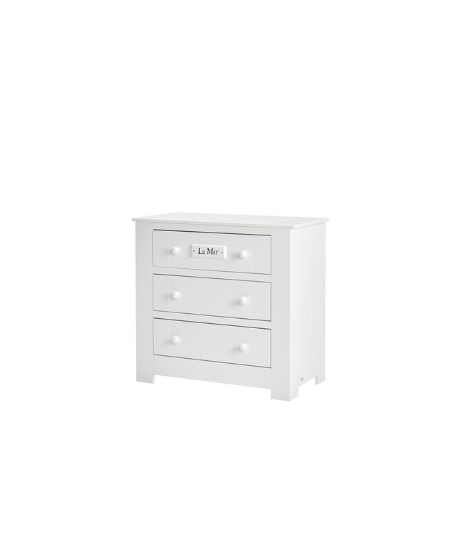 Pinio Pinio - Marsylia MDF - chest 3-drawers - White