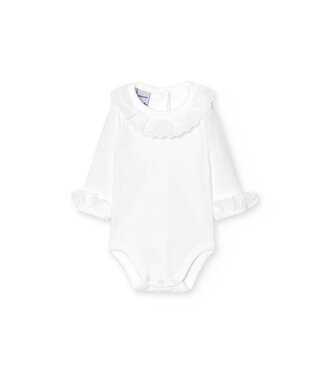 Babidu Babidu - Body lange mouw C.Puntilla wit