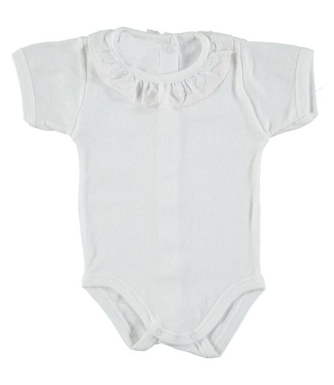 Babidu Babidu - Body M/Corta Cuello Batista Roze