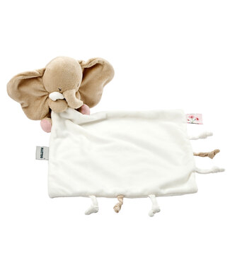 Nattou Nattou - Fanfan - Doudou Knuffel Olifant 27X27 Cm Gebroken Wit