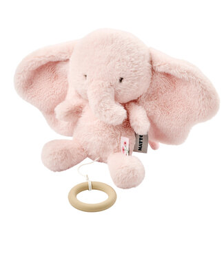 Nattou Nattou - Fanfan - Muziektrekker Olifant Roze