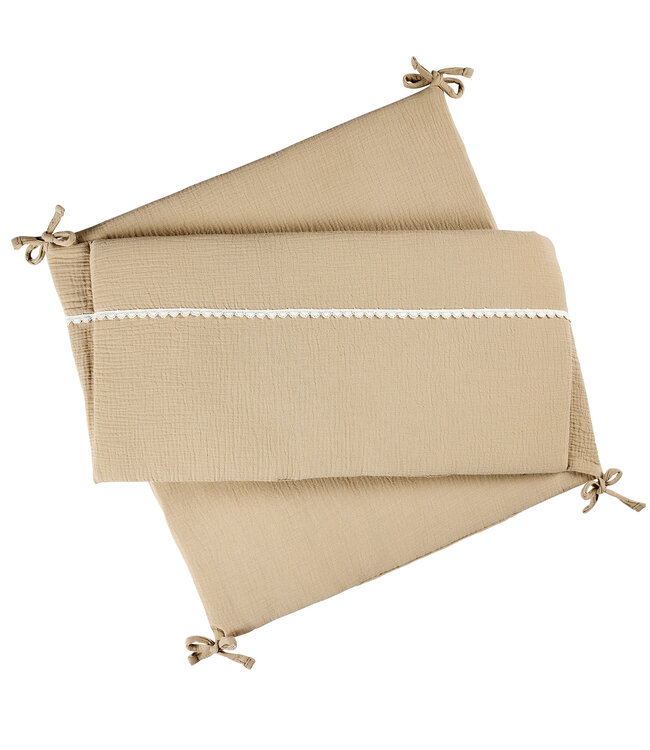 Nattou Nattou - Fanfan - Bedbumper Swaddle Zand