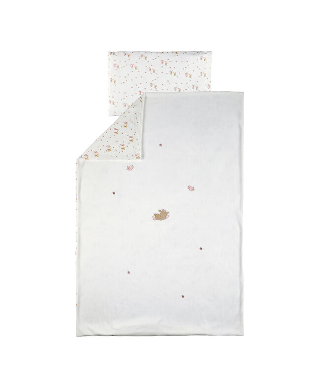 Nattou Nattou - Fanfan - Dekbedovertrek Velours Met Kussensloop