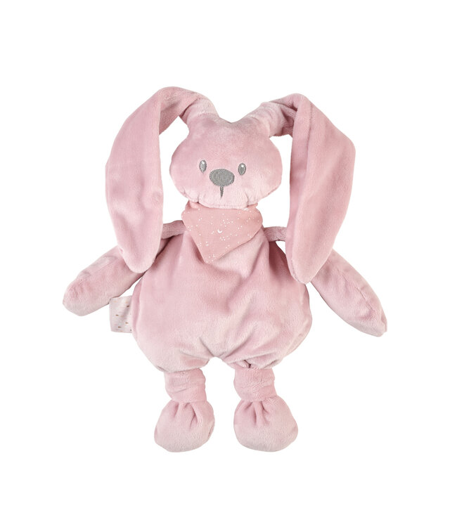 Nattou Nattou - Lapidou - Knuffel Oude Roze Met Bandana