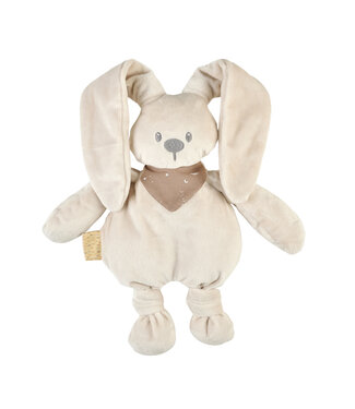 Nattou Nattou - Lapidou - Knuffel Zand Kleur Met Bandana