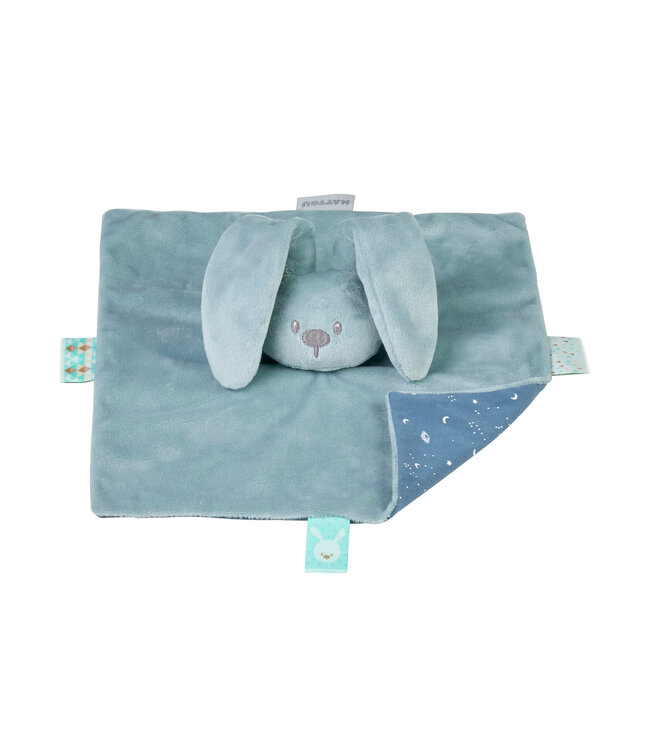 Nattou Nattou - Lapidou - Doudou Kopergroen Met Gedrukt Motief