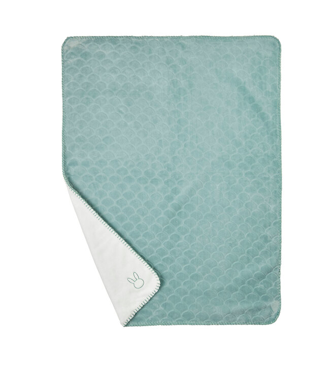 Nattou Nattou - Lapidou - Deken Wavy Kopergroen