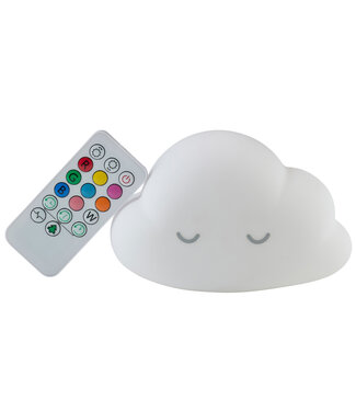 Nattou Nattou - Nachtlampen - Nachtlamp Wolk Met Afstandsbediening
