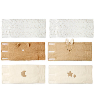 Nattou Nattou - Teddy - Bedbeschermers Set Van 6 Stucks