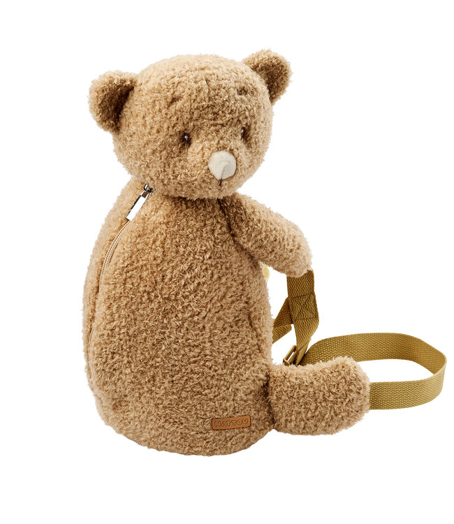 Nattou Nattou - Teddy - Rugzakje Knuffel Beer