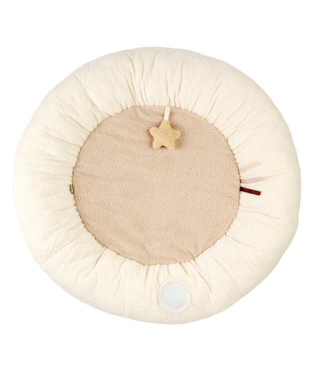 Nattou Nattou - Teddy - Poef Ecru Met Bogen