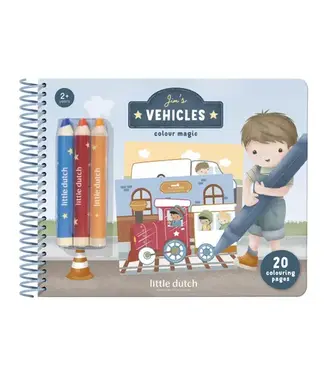 Little Dutch Little Dutch - Kleurboek - Essentials - Jim's Vehicles