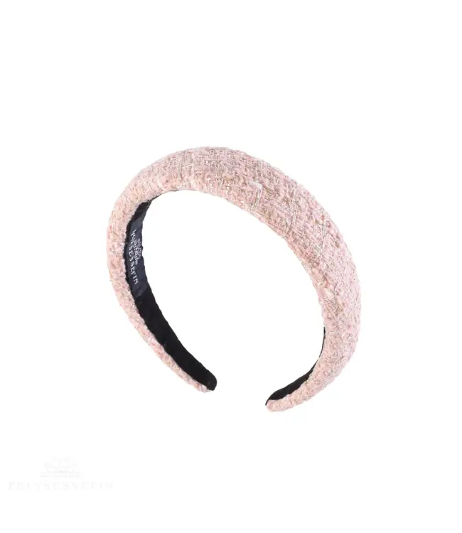 Prinsessefin Prinsessefin - Alice Band - Helena - Tweed Dusty Pink