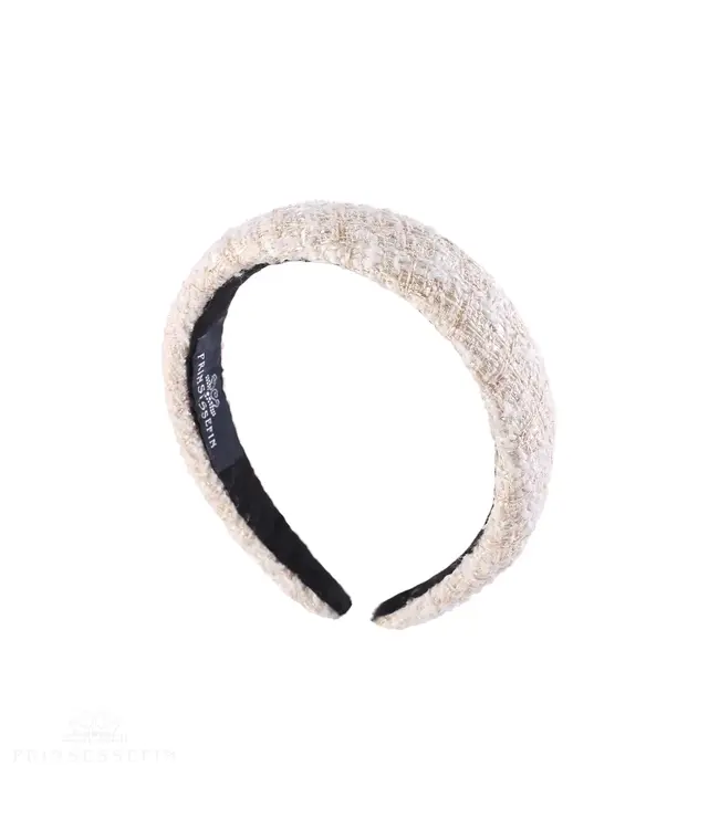 Prinsessefin Prinsessefin - Alice Band - Helena - Tweed Antique White