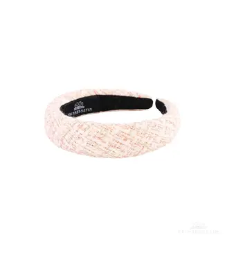 Prinsessefin Prinsessefin - Alice Band - Helena - Plaid Pink/Gold