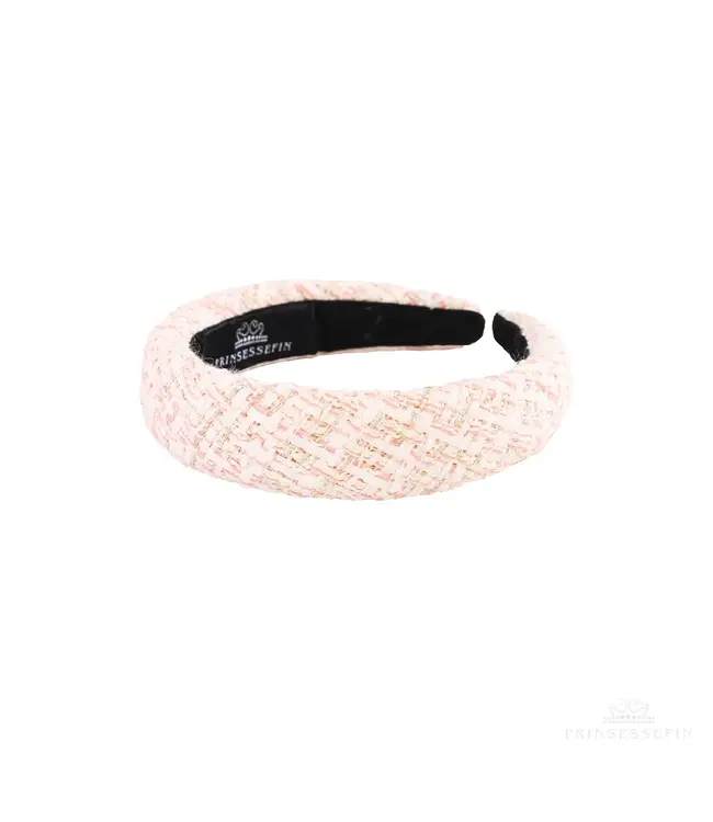 Prinsessefin Prinsessefin - Alice Band - Helena - Plaid Pink/Gold