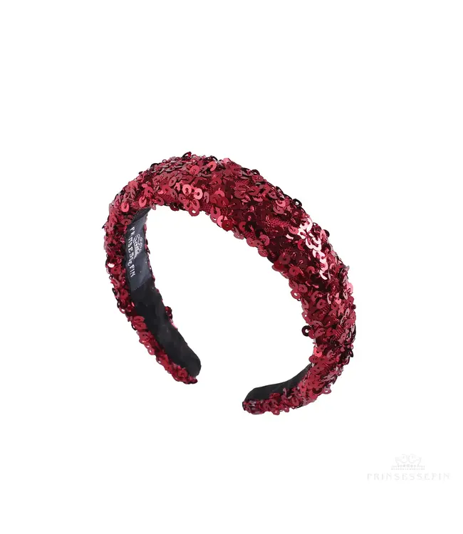 Prinsessefin Prinsessefin - Alice Band - Helena - Sequin Wine