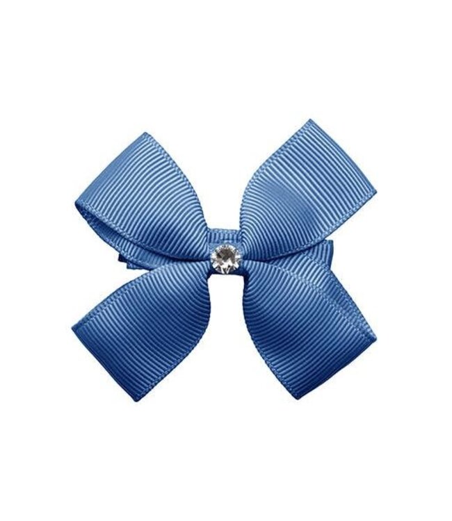 Prinsessefin Prinsessefin - Girls Bow M - Benedicte - Smoke Blue
