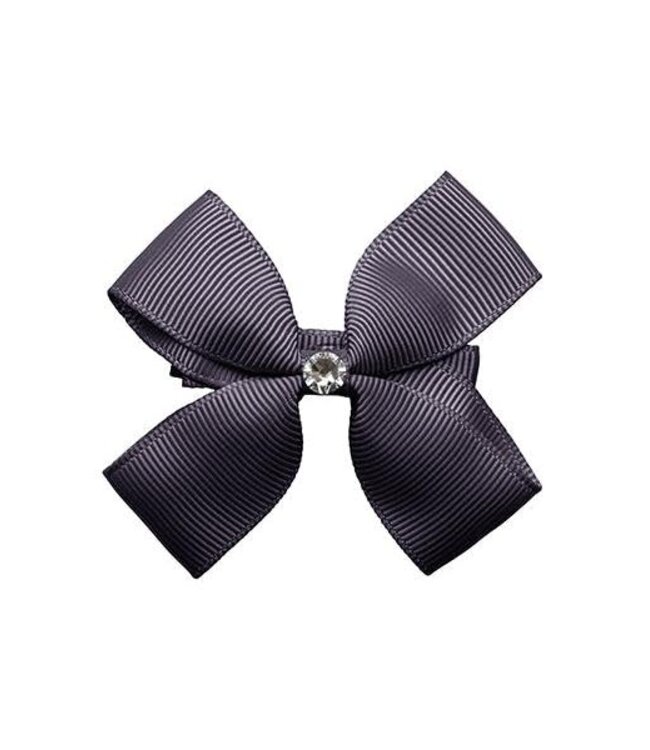 Prinsessefin Prinsessefin - Girls Bow M - Benedicte - Charcoal