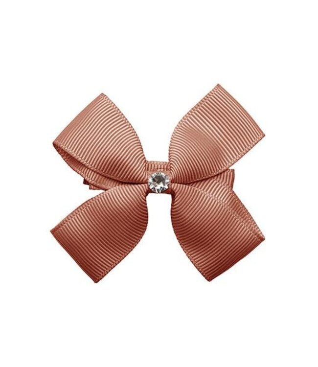 Prinsessefin Prinsessefin - Girls Bow M - Benedicte - Pecan Brown