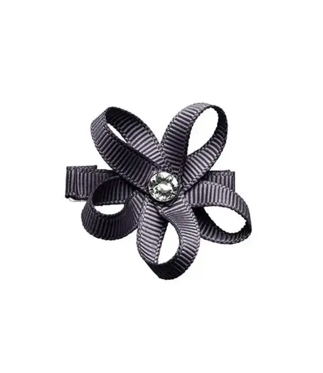 Prinsessefin Prinsessefin - Baby Bows - Isabell - Charcoal