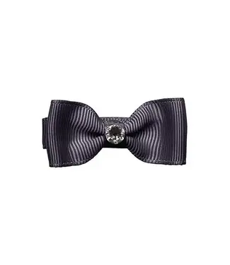 Prinsessefin Prinsessefin - Girls Bow M - Sofia - Charcoal