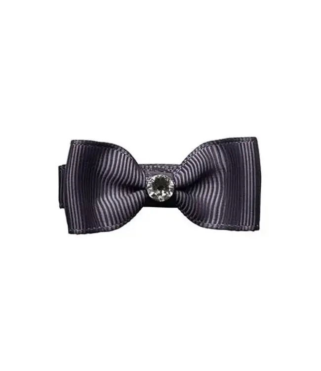 Prinsessefin Prinsessefin - Girls Bow M - Sofia - Charcoal