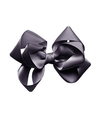 Prinsessefin Prinsessefin - Girls Bow L - Henrietta - Charcoal