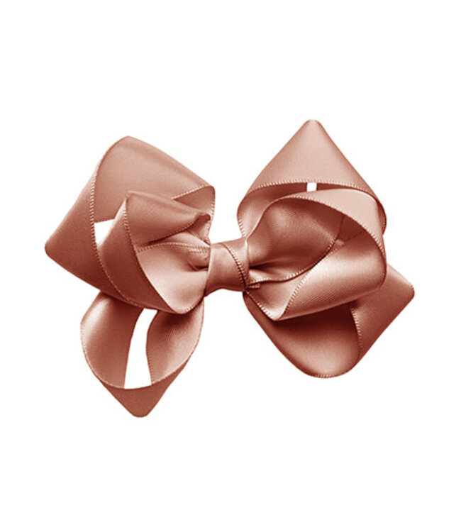 Prinsessefin Prinsessefin - Girls Bow L - Henrietta - Pecan Brown