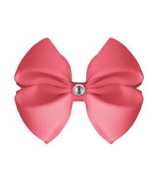 Prinsessefin Prinsessefin - Girls Bow L - Madeleine - Coral Rose