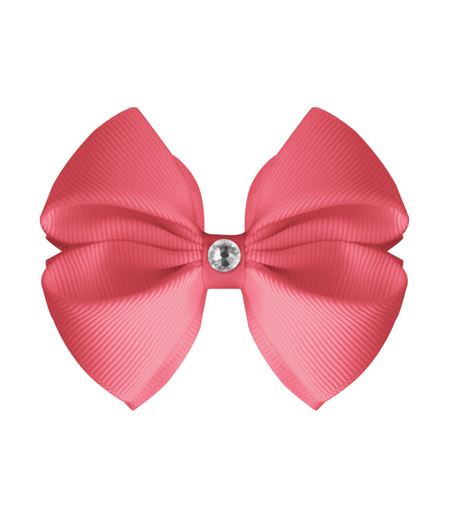 Prinsessefin Prinsessefin - Girls Bow L - Madeleine - Coral Rose