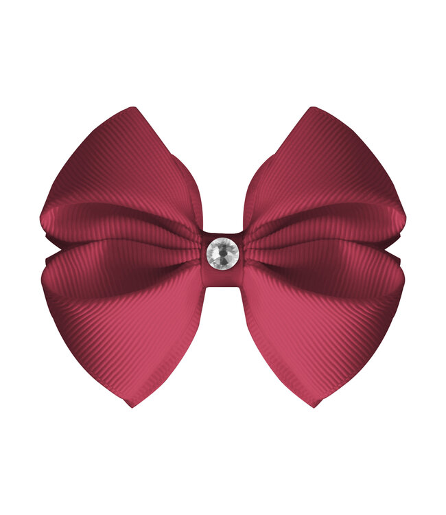 Prinsessefin Prinsessefin - Girls Bow L - Madeleine - Wine