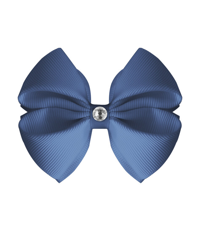 Prinsessefin Prinsessefin - Girls Bow L - Madeleine - Smoke Blue