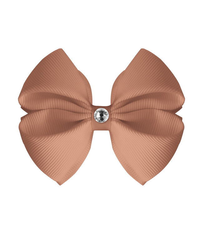 Prinsessefin Prinsessefin - Girls Bow L - Madeleine - Pecan Brown