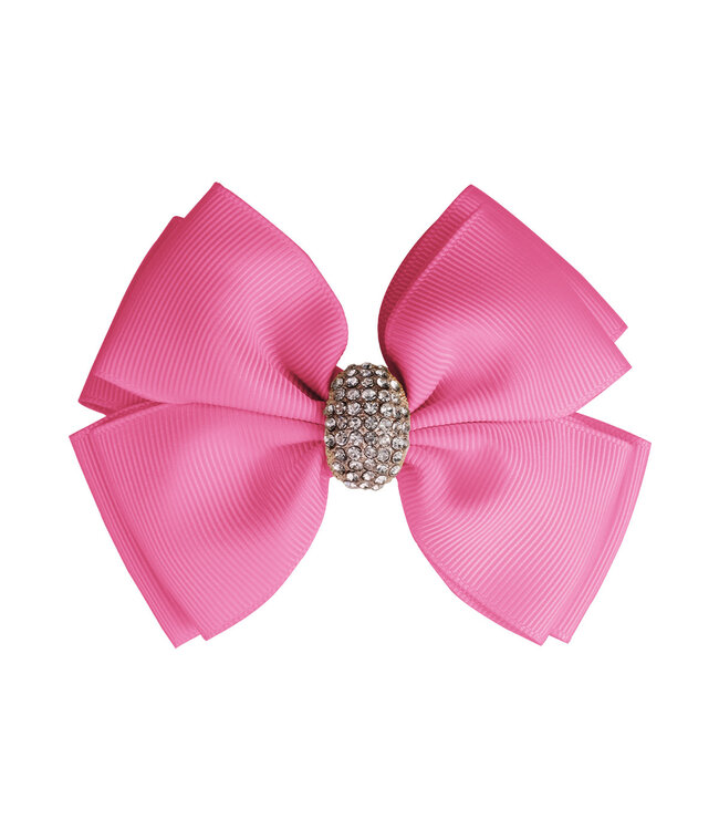 Prinsessefin Prinsessefin - Girls Bow XL - Lilibeth - Hot Pink