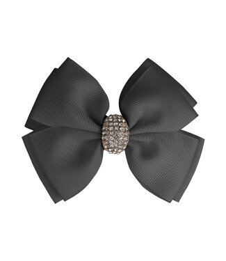 Prinsessefin Prinsessefin - Girls Bow XL - Lilibeth - Charcoal