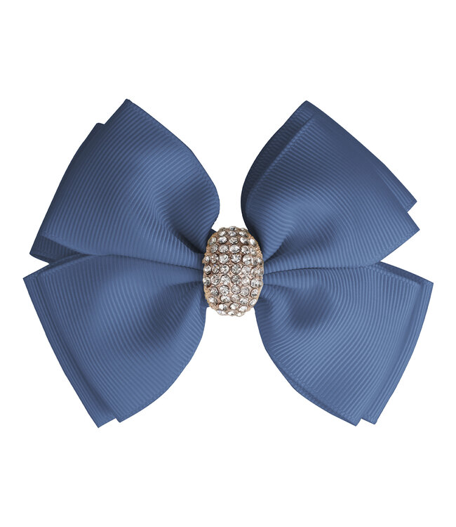 Prinsessefin Prinsessefin - Girls Bow XL - Lilibeth - Smoke Blue
