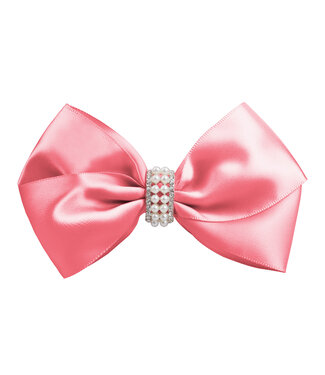 Prinsessefin Prinsessefin - Girls Bow XL - Maud - Coral Rose