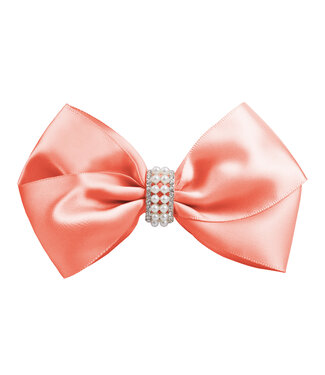 Prinsessefin Prinsessefin - Girls Bow XL - Maud - Light Coral