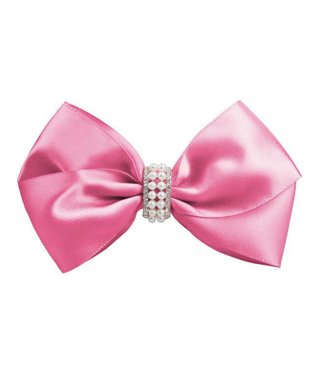 Prinsessefin Prinsessefin - Girls Bow XL - Maud - Hot Pink