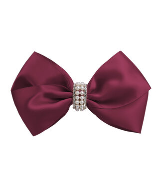 Prinsessefin Prinsessefin - Girls Bow XL - Maud - Wine